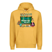 Mustard 100 days smarter 100 dias mas brillante Premium Hoodie - SublimationCraftShop