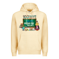 Pina Colada 100 days smarter 100 dias mas brillante Premium Hoodie - SublimationCraftShop