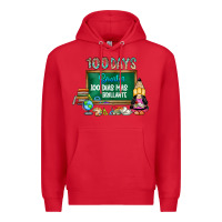 Red 100 days smarter 100 dias mas brillante Premium Hoodie - SublimationCraftShop