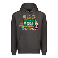 Smoke 100 days smarter 100 dias mas brillante Premium Hoodie - SublimationCraftShop