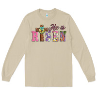 Mushroom easter he ıs risen Long Sleeve Tee - AdoDesignShop