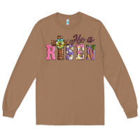 Toasted Coconut easter he ıs risen Long Sleeve Tee - AdoDesignShop