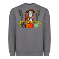 Storm Fall Cow Heavyweight Sweatshirt - CowhideDigitalArt