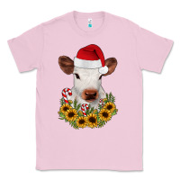 Bubblegum Pink calf sunflower christmas Classic Tee - JahusDesignShop