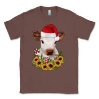 Chestnut calf sunflower christmas Classic Tee - JahusDesignShop