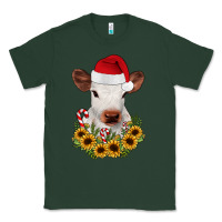 Sports Green calf sunflower christmas Classic Tee - JahusDesignShop