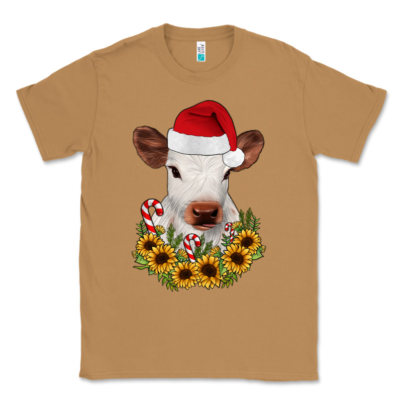 Calf Sunflower Christmas Classic Tee by JahusDesignShop | Teevron