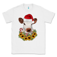 White calf sunflower christmas Classic Tee - JahusDesignShop
