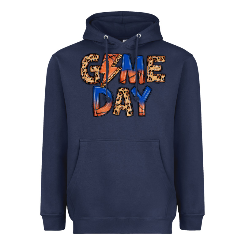 Game Day Basketball Heavyweight Hoodie by MaliasSmallBusiness | Teevron
