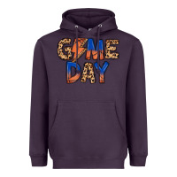 Plum game day basketball Heavyweight Hoodie - MaliasSmallBusiness