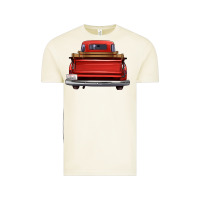 Vintage Arctic western red truck back view Vintage Tee - FaDigitalArtStudio