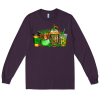 Plum longhaired cow st patricks coffee Long Sleeve Tee - Jasminsmagicworld