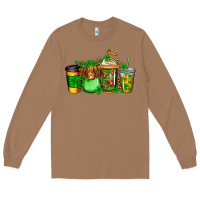 Toasted Coconut longhaired cow st patricks coffee Long Sleeve Tee - Jasminsmagicworld