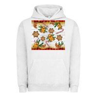 Pigment Lunar Rock Christmas gingerbread cookies and candy cane Urban Hoodie - NancyCooperArtShop
