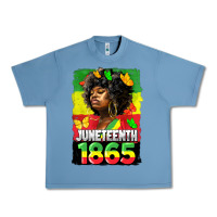 Pebble Blue juneteenth 1865 black freedom Urban Heavy Tee - HRA Design Shop