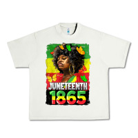 Pistachio juneteenth 1865 black freedom Urban Heavy Tee - HRA Design Shop