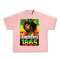 Salmon juneteenth 1865 black freedom Urban Heavy Tee - HRA Design Shop