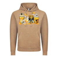 Vintage Coffee bumble bee coffee cups Vintage Hoodie - Zillion Design Studio
