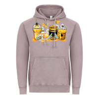 Vintage Zinc bumble bee coffee cups Vintage Hoodie - Zillion Design Studio