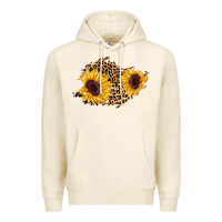 Tofu sunflower leopard patch Premium Hoodie - AdoDesignShop