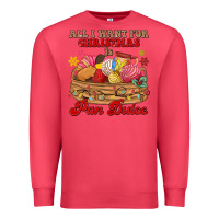 Cardinal all i want for christmas is pan dulce Premium Sweatshirt - MaliasSmallBusiness