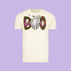 Boo Ghost Vintage Tee Designed By Racoondesign