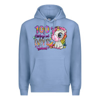 Colony Blue 100 magical days school Premium Hoodie - SublimationCraftShop
