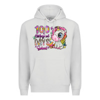 Dove Grey 100 magical days school Premium Hoodie - SublimationCraftShop