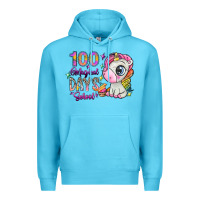 Ocean Blue 100 magical days school Premium Hoodie - SublimationCraftShop