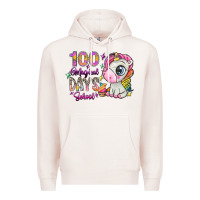 Pale Pink 100 magical days school Premium Hoodie - SublimationCraftShop