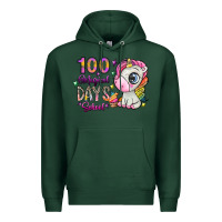Sports Green 100 magical days school Premium Hoodie - SublimationCraftShop