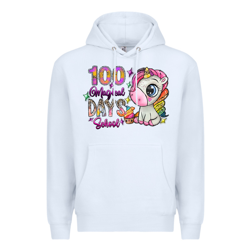 100 Magical Days School Premium Hoodie by SublimationCraftShop | Teevron