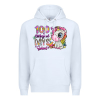 White 100 magical days school Premium Hoodie - SublimationCraftShop