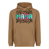Toasted Coconut mama leopard Heavyweight Hoodie - MaliasSmallBusiness
