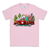 Bubblegum Pink rca nurse truck with cactus Classic Tee - AdoDesignShop