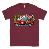 Burgundy rca nurse truck with cactus Classic Tee - AdoDesignShop