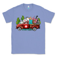Colony Blue rca nurse truck with cactus Classic Tee - AdoDesignShop