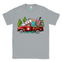Heather Grey rca nurse truck with cactus Classic Tee - AdoDesignShop