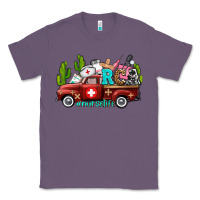 Lavender rca nurse truck with cactus Classic Tee - AdoDesignShop