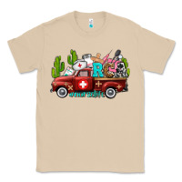 Mushroom rca nurse truck with cactus Classic Tee - AdoDesignShop