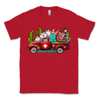 Red rca nurse truck with cactus Classic Tee - AdoDesignShop