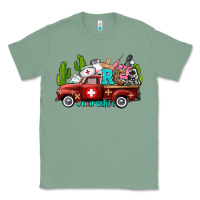 Sage rca nurse truck with cactus Classic Tee - AdoDesignShop