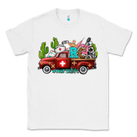 White rca nurse truck with cactus Classic Tee - AdoDesignShop