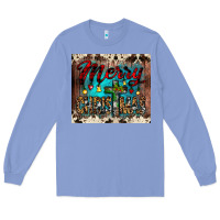 Colony Blue merry christmas cross tumbler Long Sleeve Tee - JahusDesignShop
