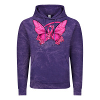 Cloud Purple Breast Cancer Butterfly Vintage Hoodie - texasbilliewilder
