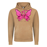 Vintage Camel Breast Cancer Butterfly Vintage Hoodie - texasbilliewilder