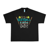 Black softball Urban Heavy Tee - CowhideDigitalArt