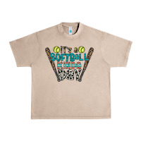 French Oak softball Urban Heavy Tee - CowhideDigitalArt
