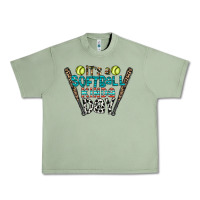 Oil Green softball Urban Heavy Tee - CowhideDigitalArt