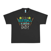 Pigment Black softball Urban Heavy Tee - CowhideDigitalArt